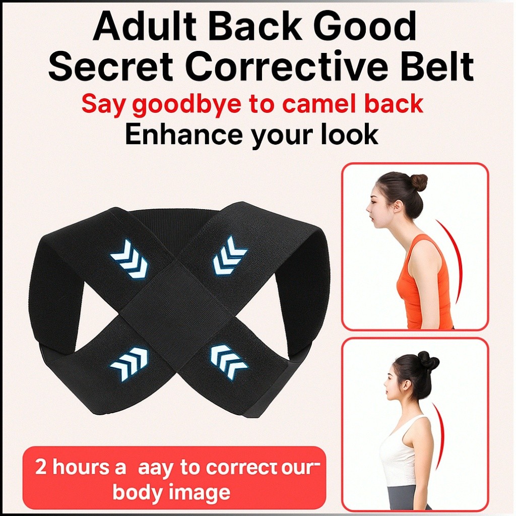 [Postura Saudável] Back Posture Corrector/Shoulder Opening/Breathable/for Adults And Children/Corretor de Postura/Para C