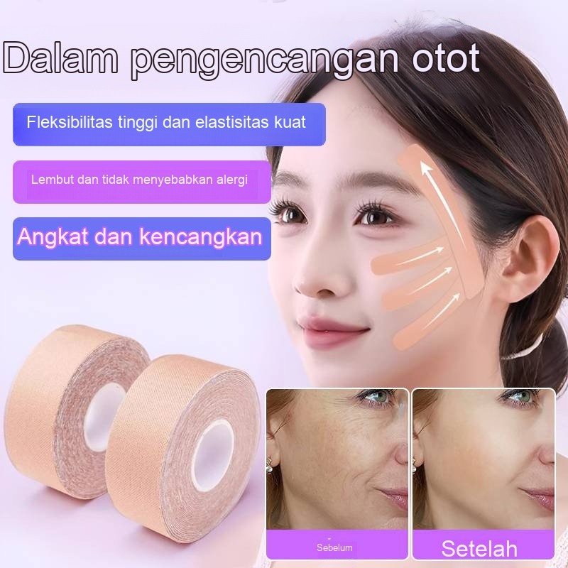 [Firmeza Instantânea] Facial Sticker Muscle Patch Adults Outdoor Adesivo Facial/Fita para Rosto/Fita Elasticidade Alta