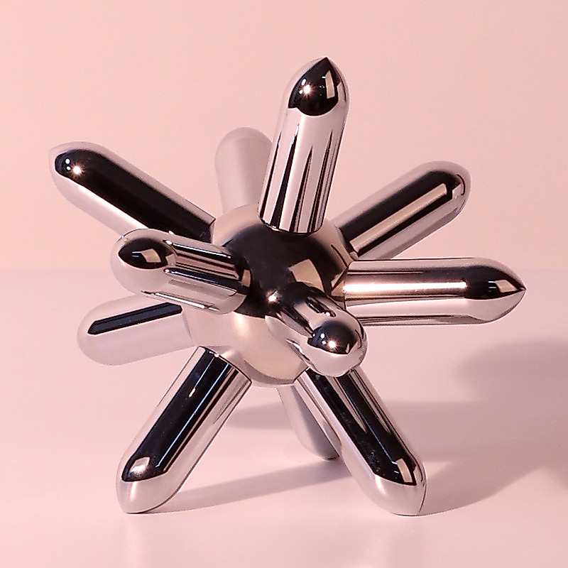 Q57X Modern minimalist home decor: creative molecular sphere desk ornaments, TV cabinet decorations, and art pieces for