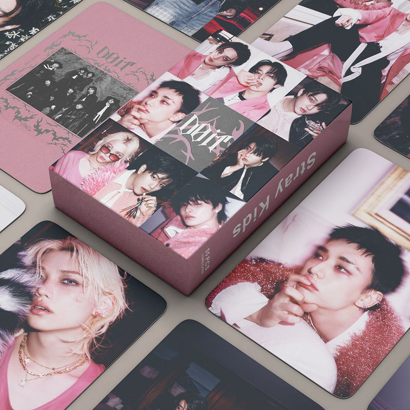 55pcs/box Stray Kids Photocard Cartão Holográfico KPOP DO IT Álbum LOMO EYYA
