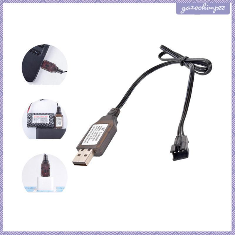 [Gazechimp] Cabo Carregador USB De Bateria Universal De 7.4 V Com Conector SM-3P Para Brinquedos De Modelo De Helicópter