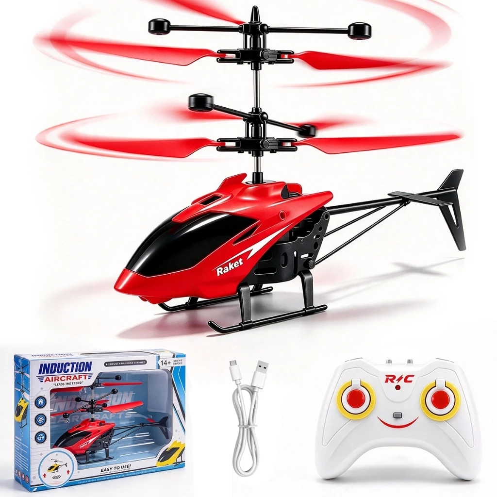 Remote Control Aerial Toy Hand Sensor USB Rechargeable/Children's Toy Airplane