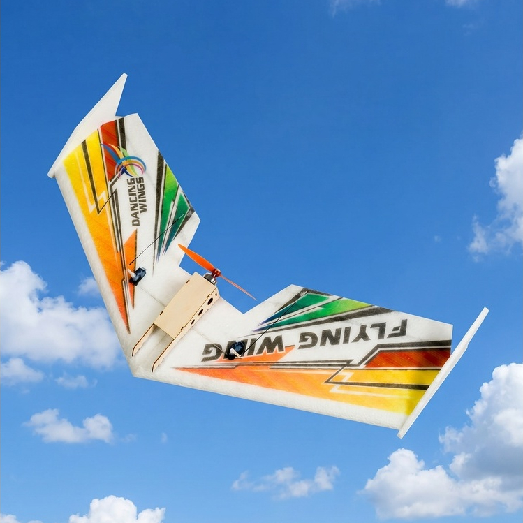 Kit De Avião RC EPP Elétrico De Asa Fixa DW HOBBY Mini Arco-Íris 600mm Envergadura FPV Voadora
