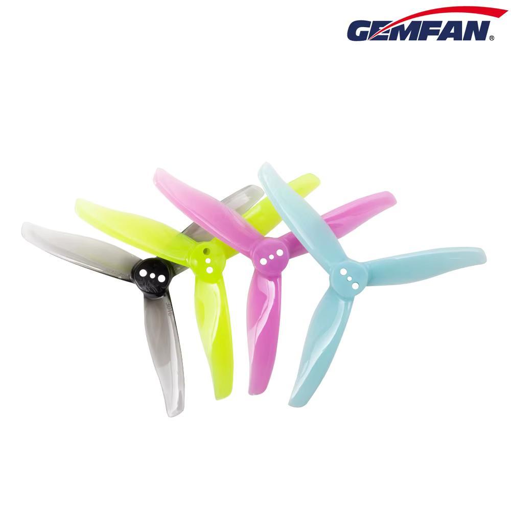 Hélice FPV 10 Pares/20 Peças Gemfan 3016 1.5m 2mm Furo 3 Polegadas 3 Lâminas CW CCW Mini Adereços Para Corrida De