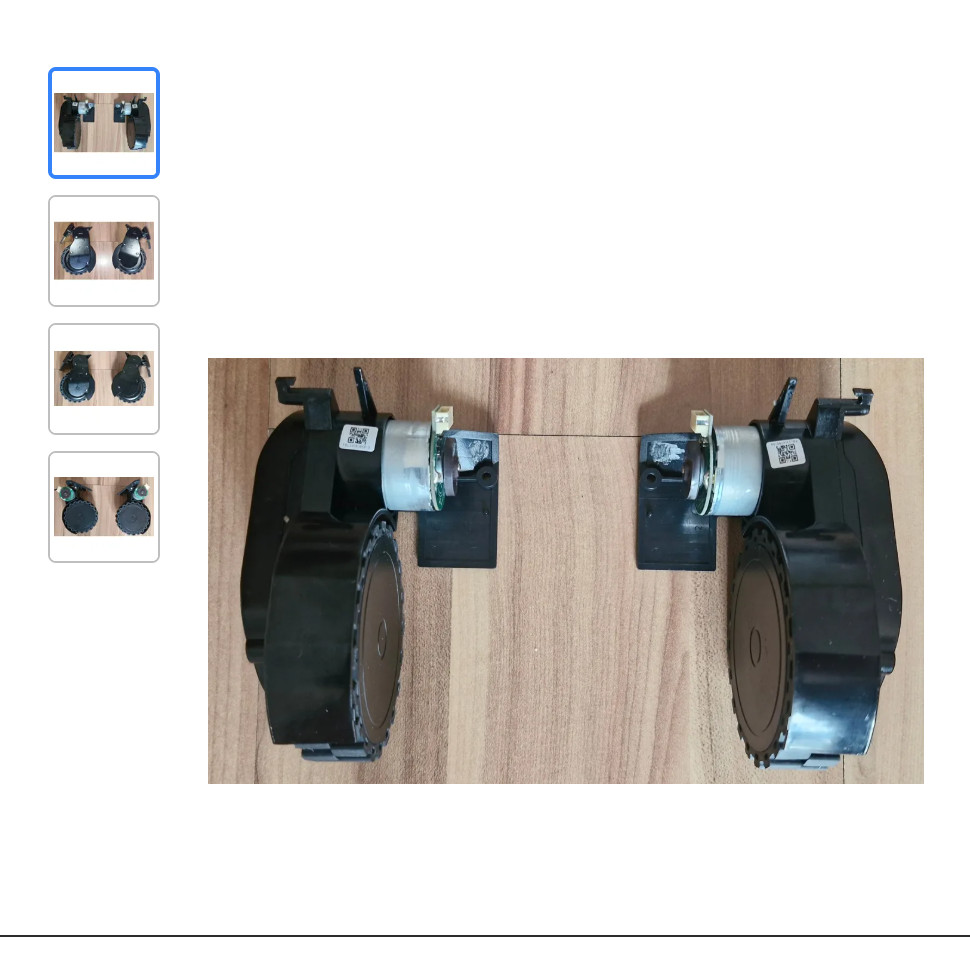 Roda com motor Robô Aspirador Kabum Smart 900 / Liectroux G7 Preto