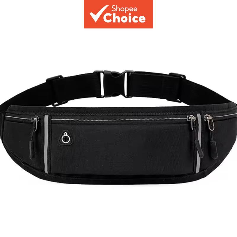 Bolsa de Cintura Esportiva Impermeável para Ajuste Invisível, Cinto de Corrida Antifurto, Leve, Fitness, Jogging,