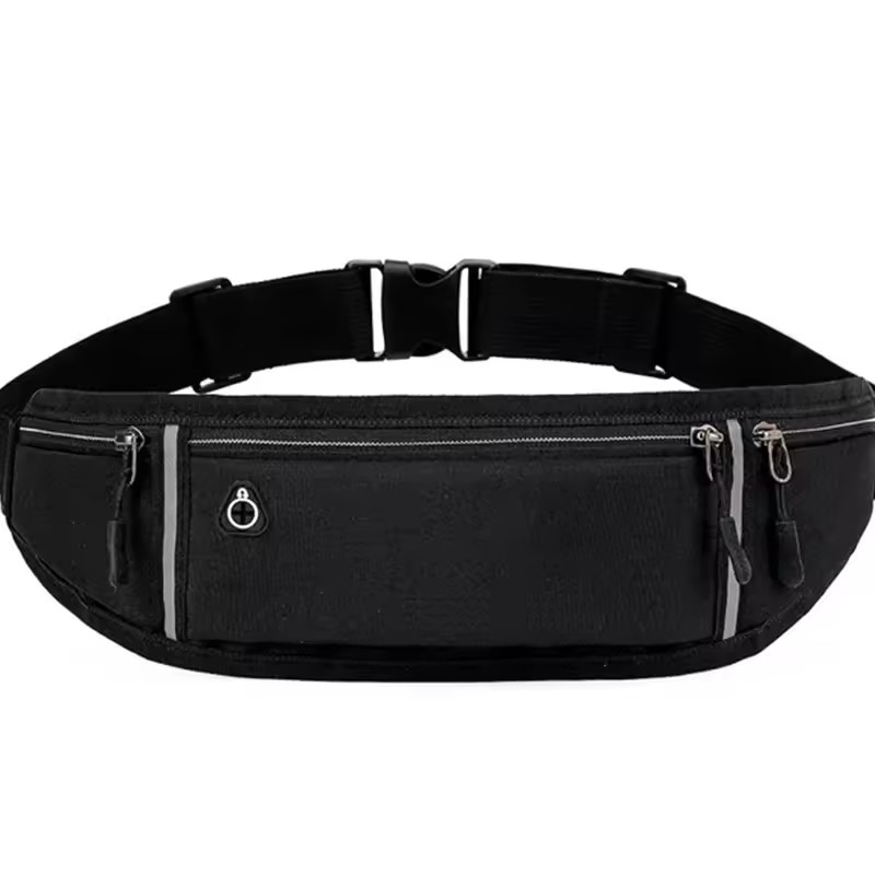 Bolsa de Cintura Esportiva à Prova D'água para Corrida, Cinto Ajustável Invisível, Leve, Antirroubo, para Fitness e