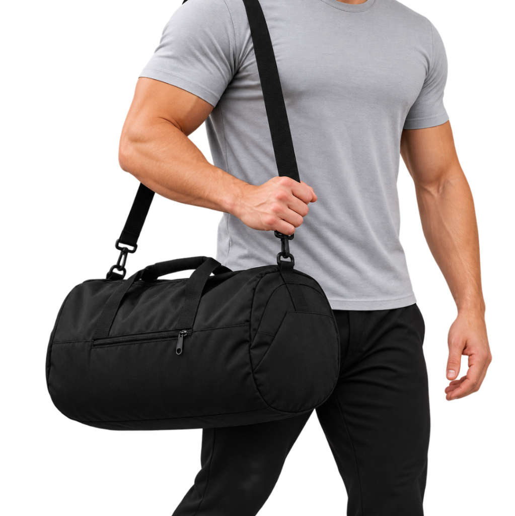 Bolsa Academia Mala Viagem Esportiva Fitness Nylon Resistente Alça Transversal Unissex