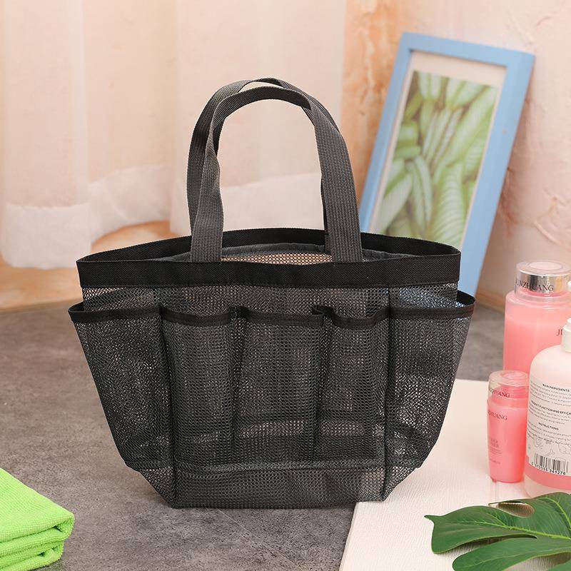 Cesta de banho portátil saco de banho malha dobrável Fitness natação saco de armazenamento grande capacidade portátil sa
