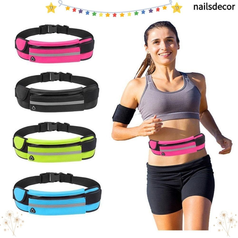 NAILSDECOR Bum Bag Unissex Carteira Jogging Pocket Phone Fitness Running Alta Elasticidade Mulheres Homens Bolsa