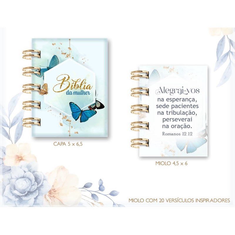 Mini chaveiro Biblia com a20 versículo.Presente#lembracinha.