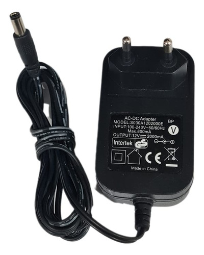 Fonte Carregador Adapter S030a1202000e 12v 2000ma P31-20