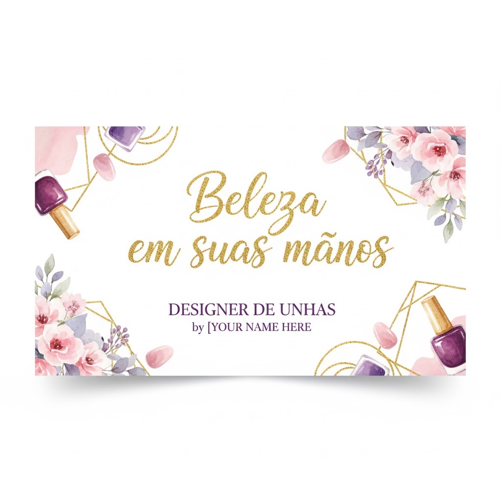 DISPLAY MDF PLACA PERSONALIZADA designer DE UNHAS 60CM