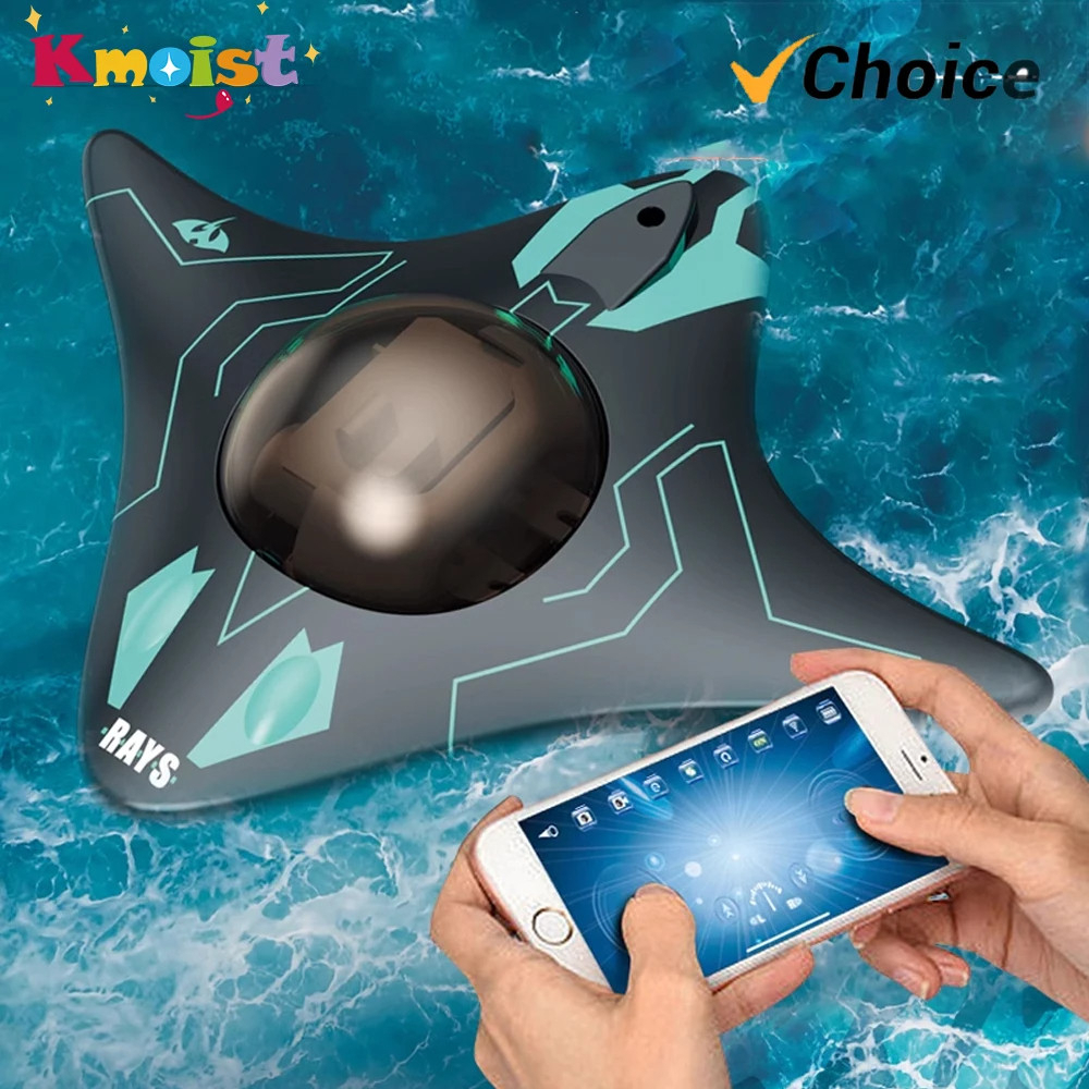 Mini Submarino Espião com Câmera - Controle WiFi e Conexão por App - Transmissão Em Tempo Real