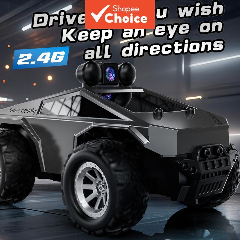 KF29 RC Carro Com Câmera 1 : 28 FPV De Controle Remoto Alta Velocidade Deriva Veículo Corrida Duplo Fora Da Estrada Cria