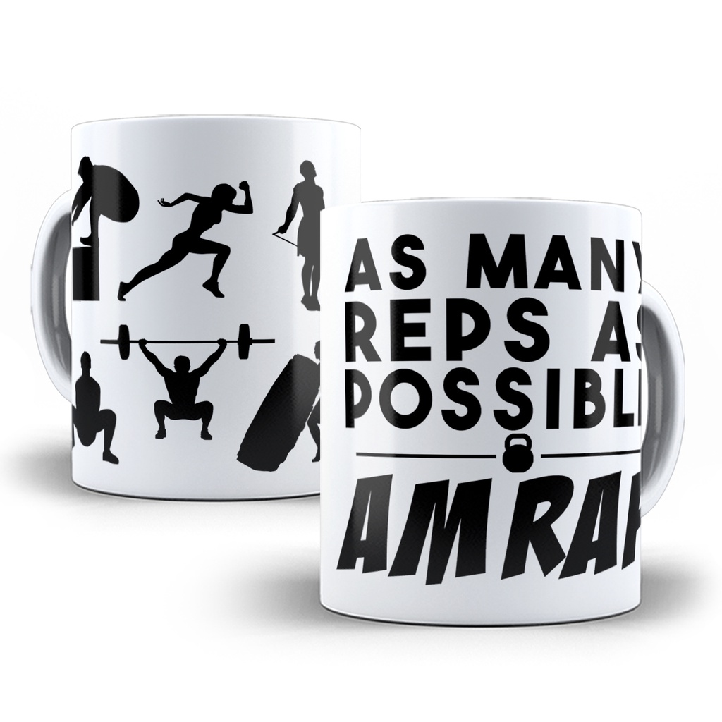 Caneca Crossfit Porcelana Personalizada Esporte Modelo 2