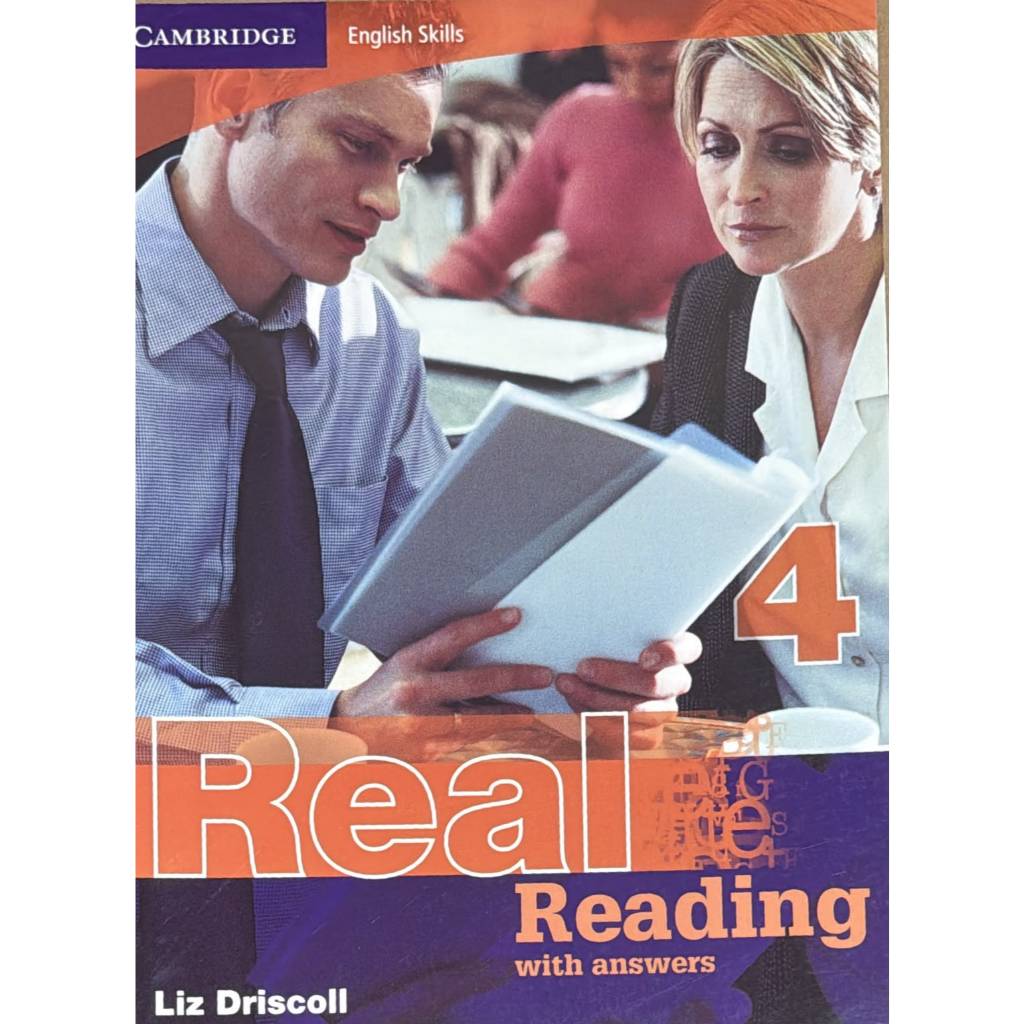 REAL READING 4 WITH ANSWERS Capa comum – Autor: Liz Driscoll (USADO)