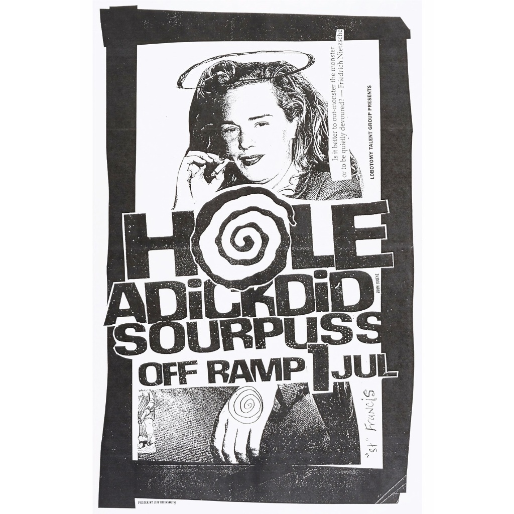 Pôster Retrô  -  Hole  1994  -   Decora   -   33 Cm X 48 Cm