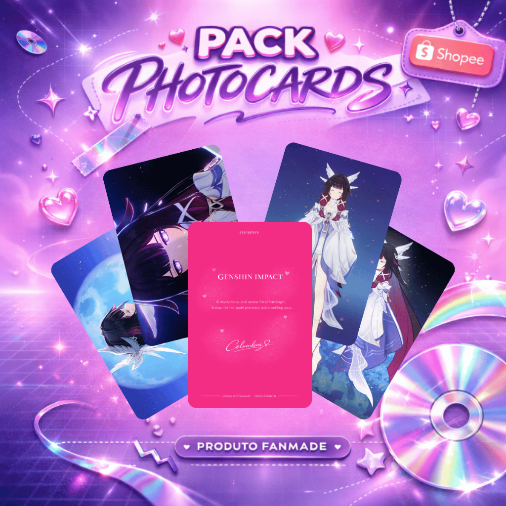 Columbina Genshin Impact Photocards Fanmade