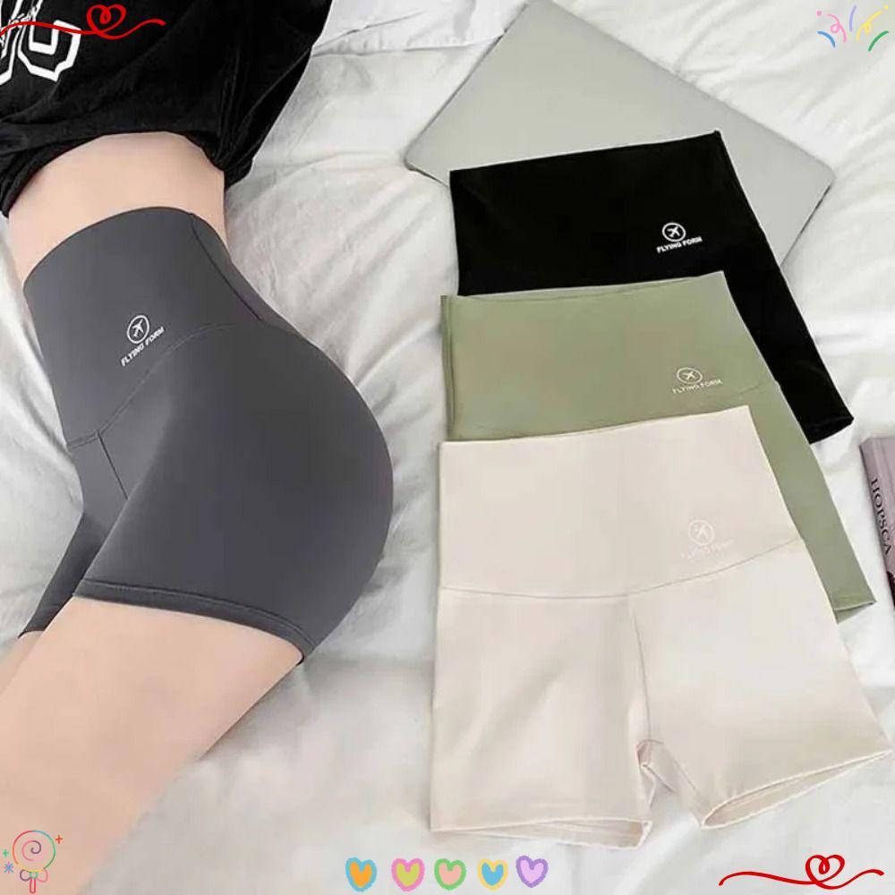 Carta Shorts Esportivos , Sem Costura Feminino De Cintura Alta , Ciclismo Corpo Moldar Fitness Jogging Roupa Interior Fi