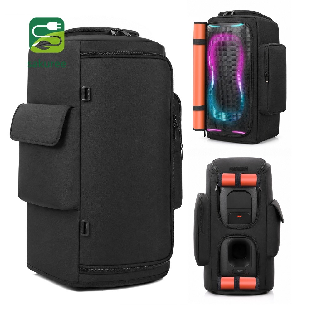 Capa Leve De Bolso Duplo De Nylon Para Uso Em Alto-Falante PARTYBOX 130 Festas
