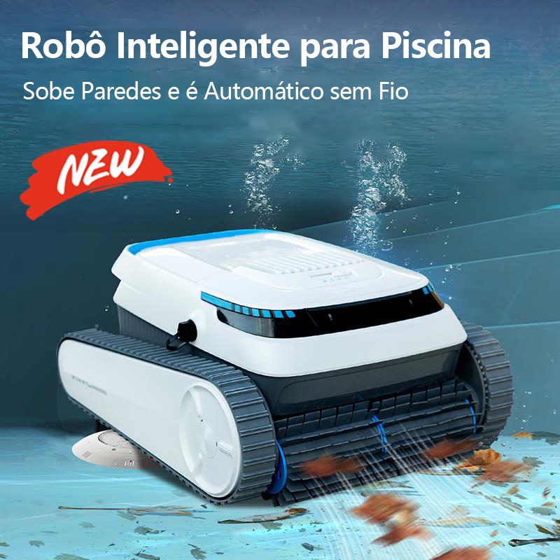 Robô Aspirador De Piscina Intelar Inteligente Super Sucção