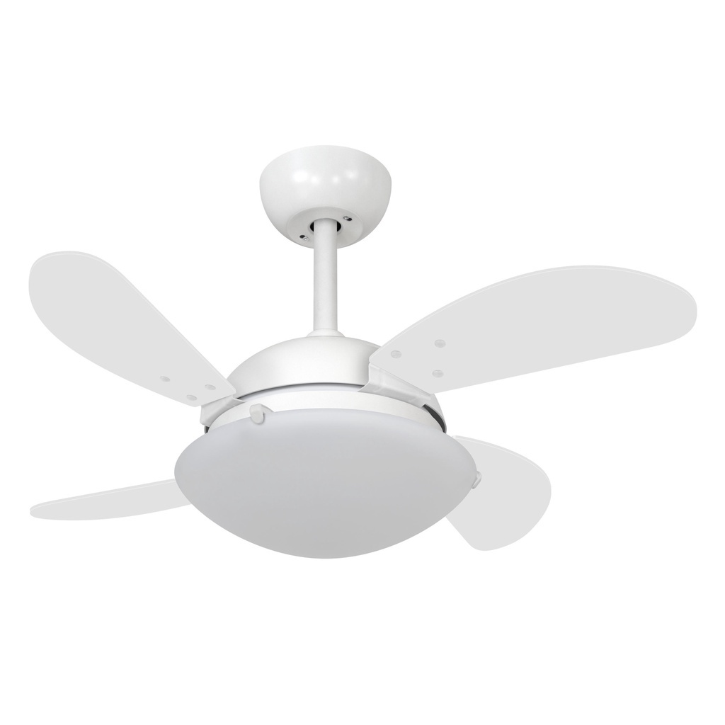 Ventilador de Teto Volare Branco Fosco Fly Mini Moderno 127V