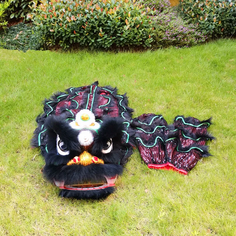 Premium Version Chinese Traditional Culture Lion Dance Puppet Mascot Costume Cartoon Kid Outfit Dress Carnival Festival 6 8 Inch