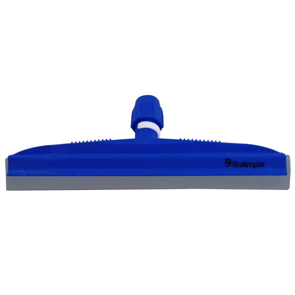 Rodo Plástico Profissional 45cm Dry Borracha Dupla Bralimpia