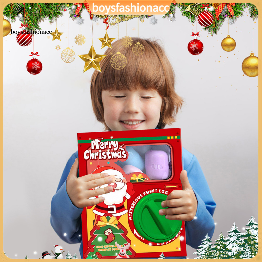 Christmas Claw Machine Toy for Kids – Creative Mini Egg Grabber Arcade Candy Vending Fun Party Game and Gathering Gift