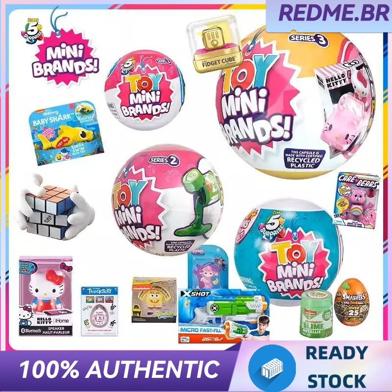 Five Times Surprise Ball Toy  Mini Supermercado Shopping Ball Blind Box Surprise Egg Gifts