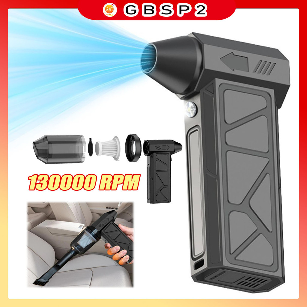 Mini Ventilador Turbo Jet De 130000 Rpm 160w Sem Fio Pronta Entrega