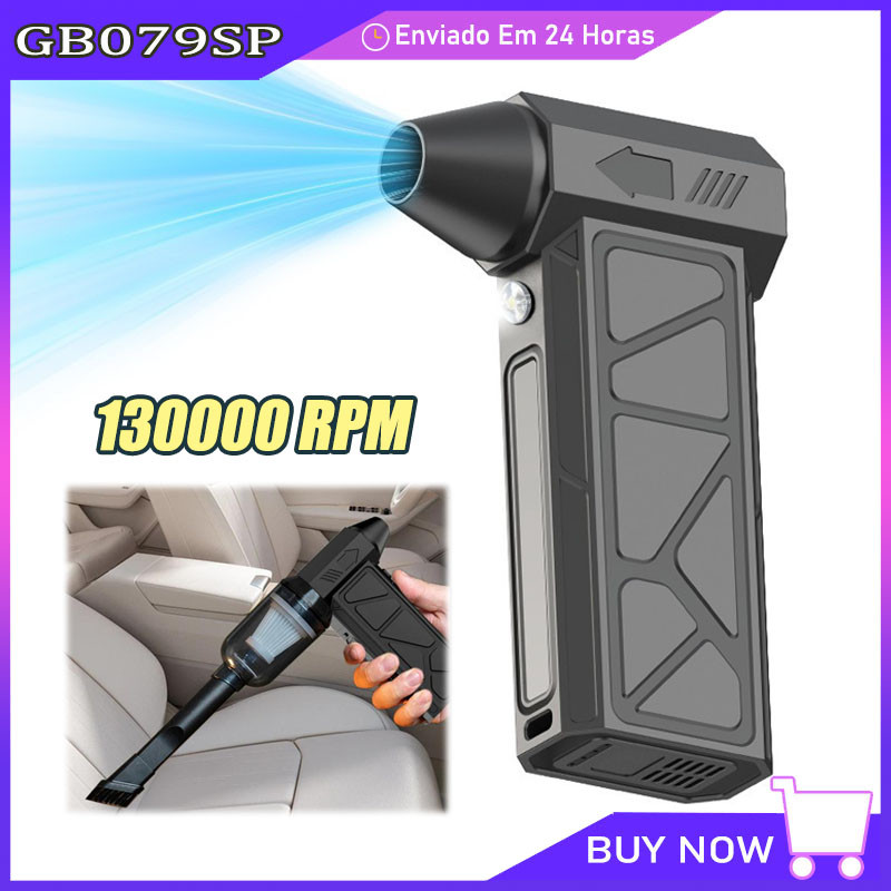 Mini Ventilador Turbo Jet De 130000 Rpm 160w Pronta Entrega