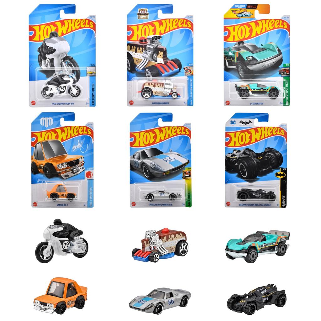 Hot Wheels Basic Cars J Assortment Box Set - 36 Vehicles, Toy Cars for Ages 3 and Up, 98MJ-C4982