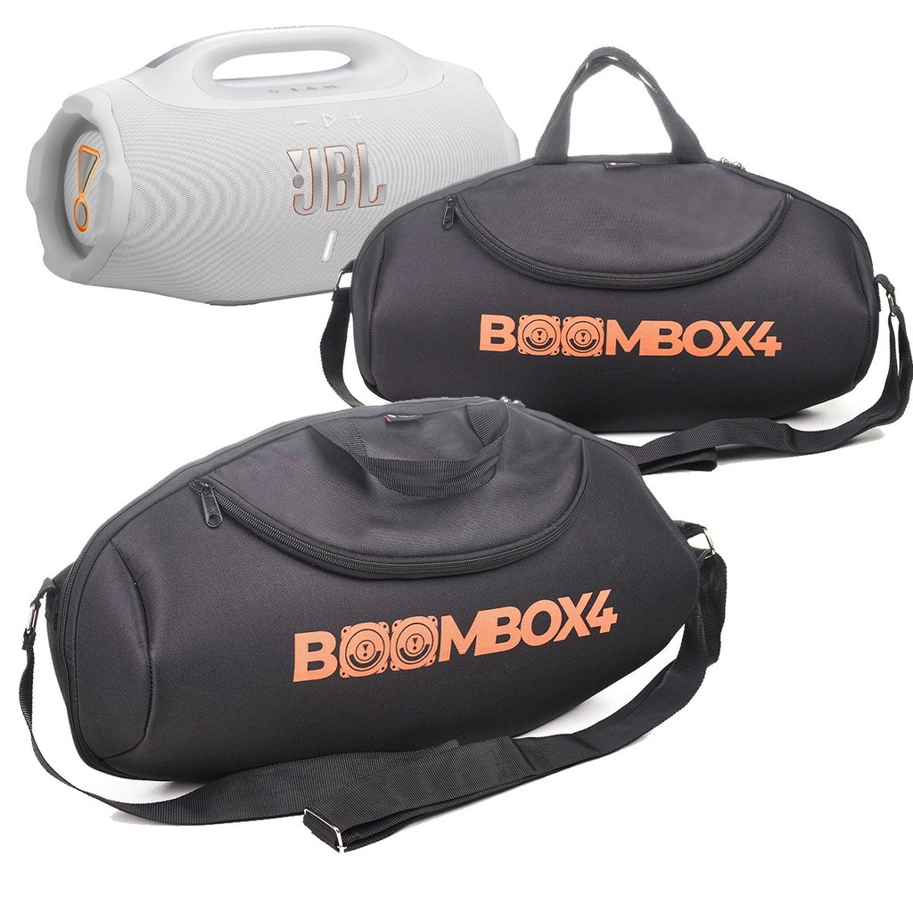 Case Capa Bolsa Protetora Compativel Para Jbl Boombox 4 Exclusiva Impermeável Acolchoada Top