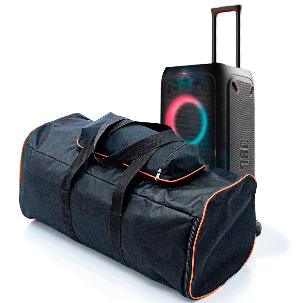 Case Bolsa Bag Capa Jbl Partybox 310 Com Bolso + Alças Sem Espuma