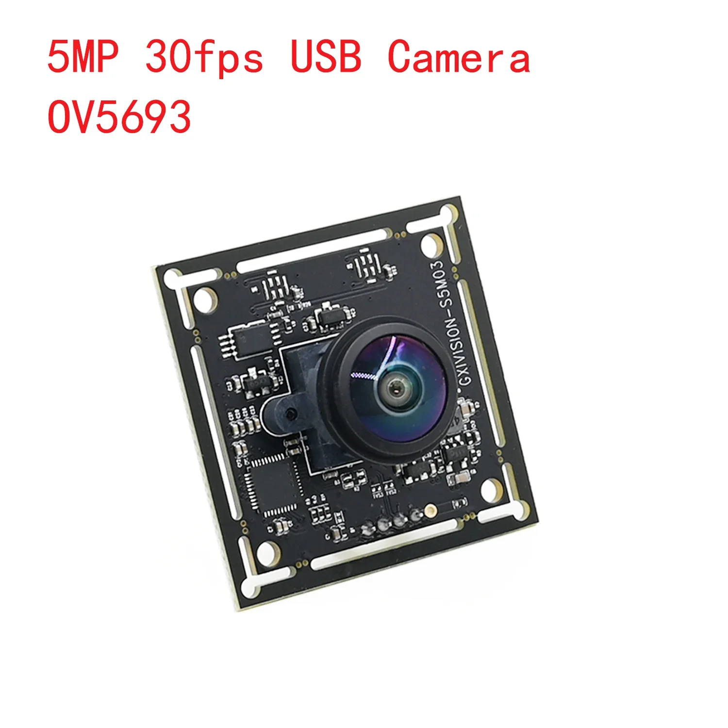5MP USB Camera Module OV5693 30FPS 5-megapixel Webcam 2592x1944 Fixed Focus M12 Lens For PC Laptop Android Raspberry Pi