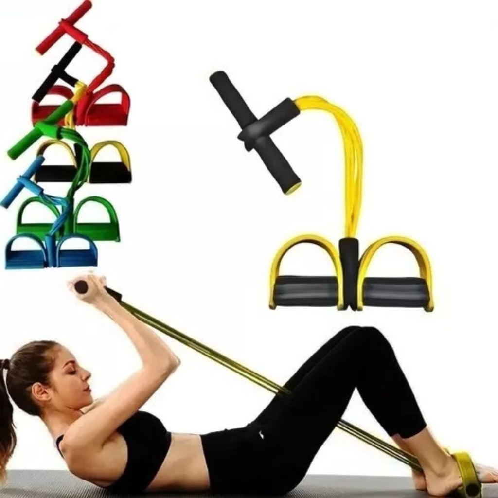 Corda Pedal Elástica Portátil - Perfeita para Treinos em Casa ou ao Ar Livre