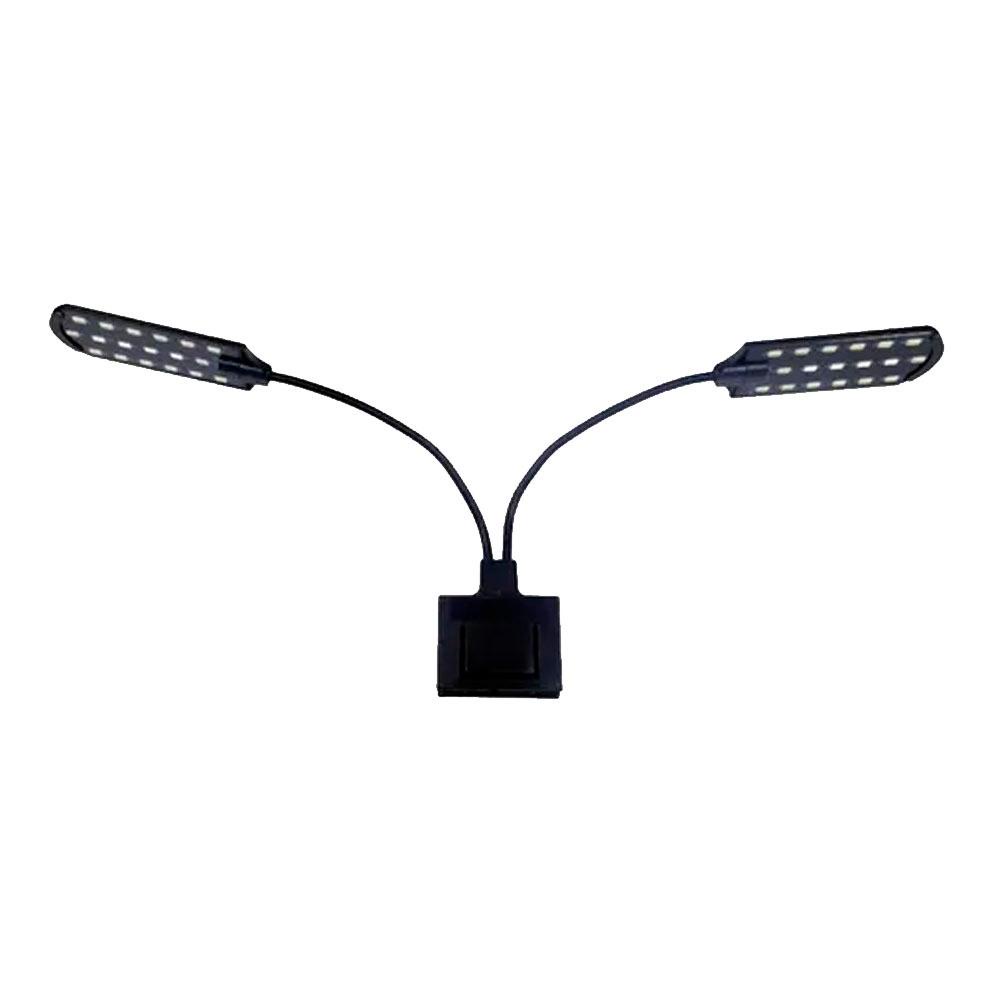 Luminária Led Soma X7 Preta 15W Branco/Azul 100v/220v