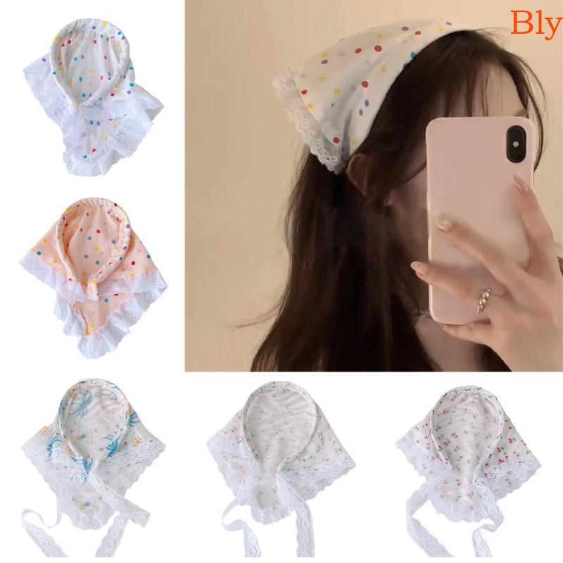 Bly Laço Lenço Cabelo Headwrap Menina Hairhoop Rua Snap Headpieces