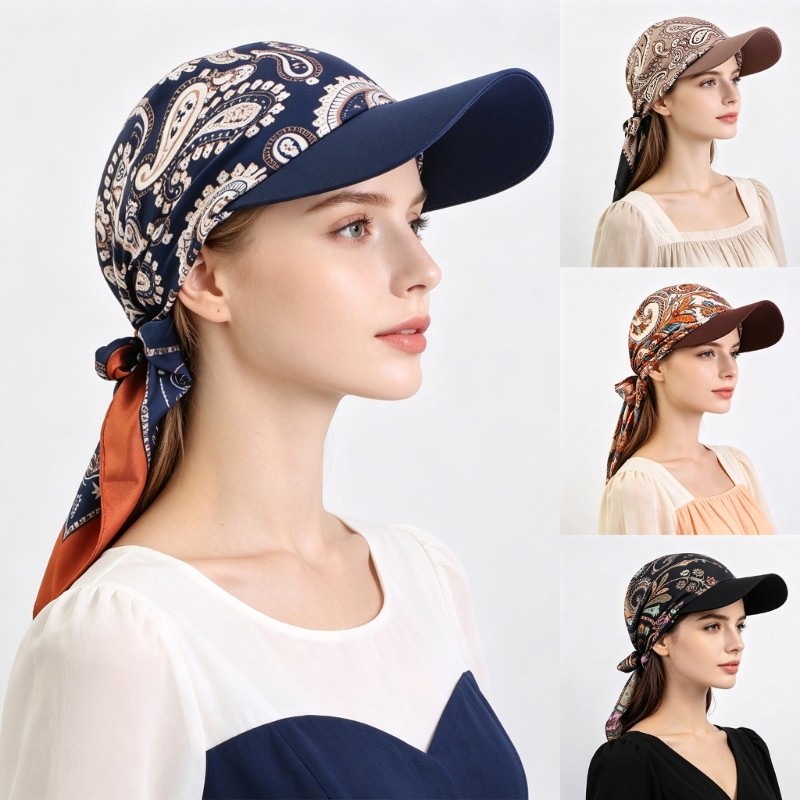 Chapéu Estone Sun Headwrap Fecho Para Uso Diário, Viagens Caminhada