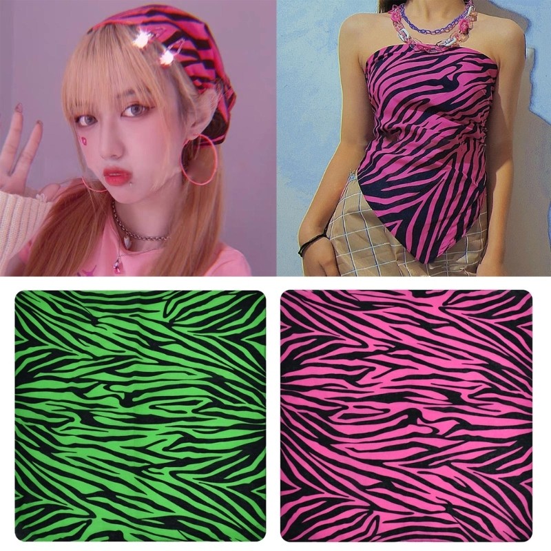 Estone Zebras Listrado Headwrap Para Adulto Unisex Streetwear Lenço Hiphop Rosto Festival Música Headwear Ciclismo Ba