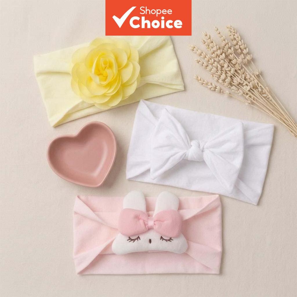 Bebê Menina 3d Flor Coelho Headbands Largo Macio Elástico Recém-Nascido Headwraps Bonito Princesa Acessórios De Cabelo P