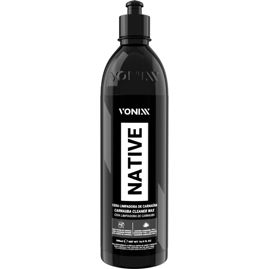 Native Cleaner Wax 500ml Cera para Autos em Geral Vonixx