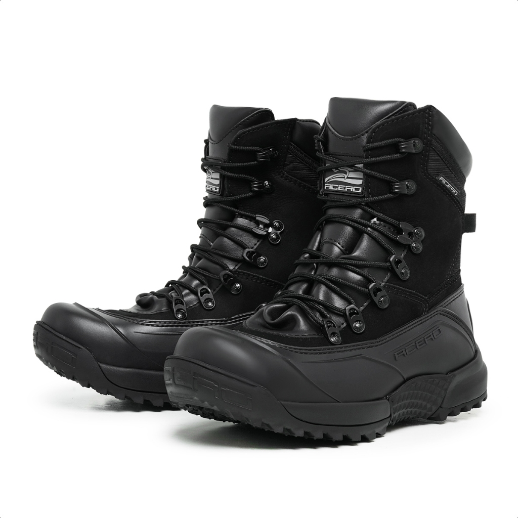 Bota Tática Impermeável Acero Pro MAX Couro Legítimo DRYSHIELD Waterproof Solado 320°C