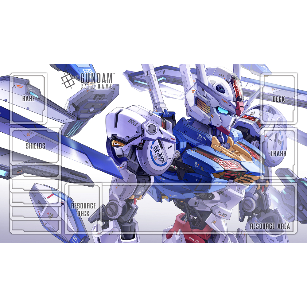 Playmat e/ou Mouse Pad Gamer Gundam Aerial Bits (58cm x 30cm)