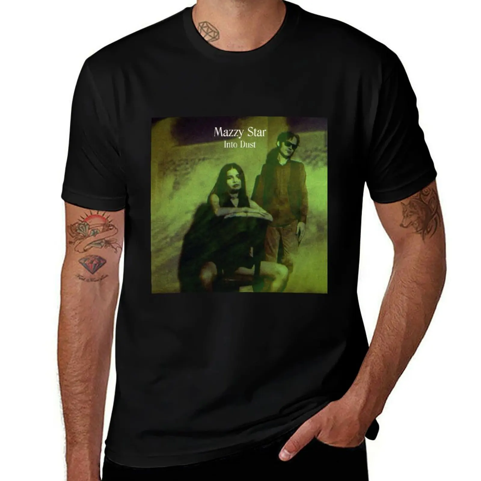 Mazzy Star - Into Dust Cover T-Shirt Soft Stretch Short Sleeve Top