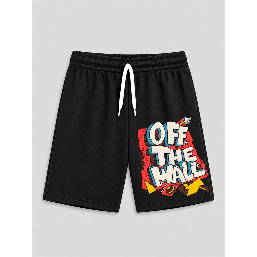 Bermuda Infantil Off the whall Shorts Juvenil estampa Moderna