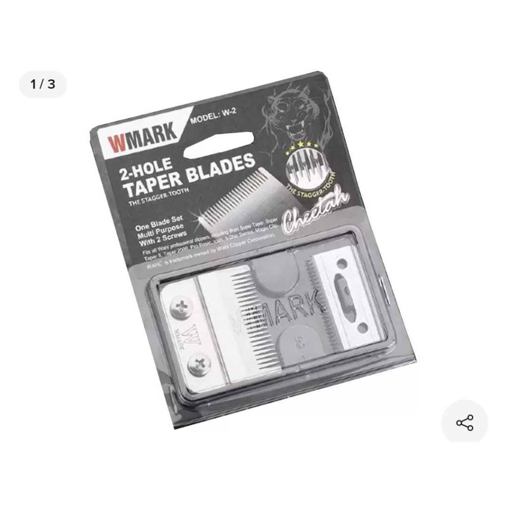 lamina fade blades  para maquinas wmark magic clip whall legend kemei