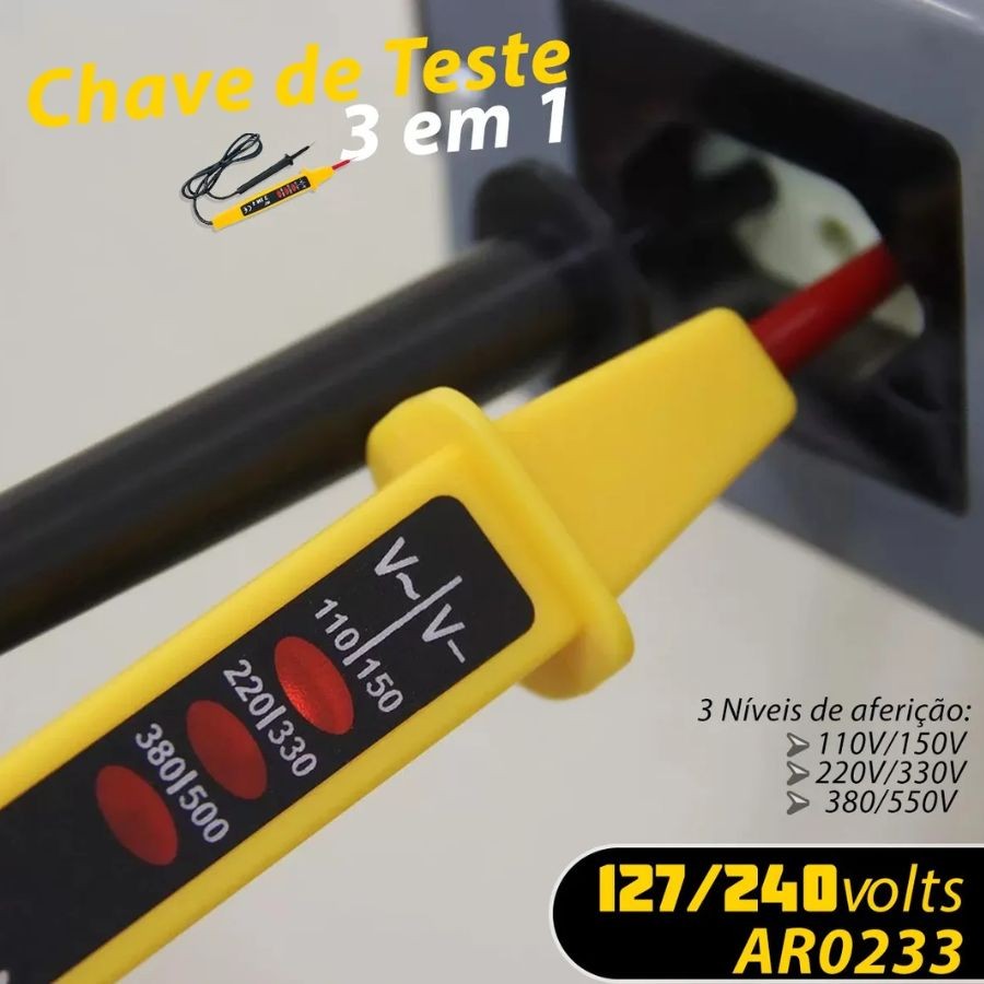 Ferramenta Chave De Teste Eletrico 127v 240v STARTOOLS